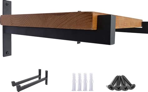 black metal wall brackets|wall mounted metal shelf brackets.